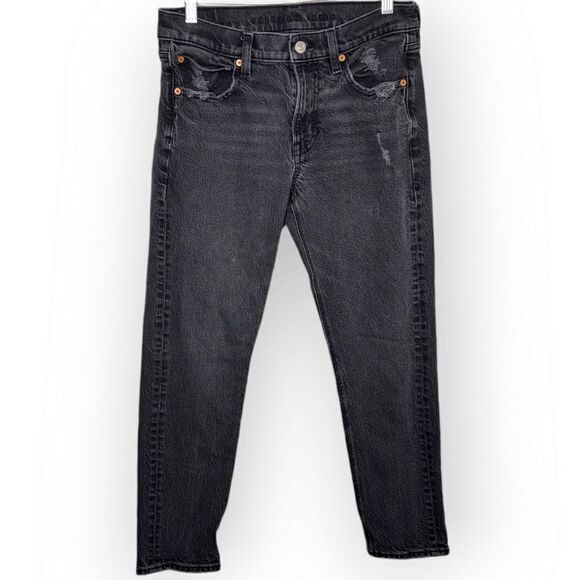 American Eagle Stretch 90s Skinny Jean in Charcoal Wash size 6 Short - Picture 1 of 8